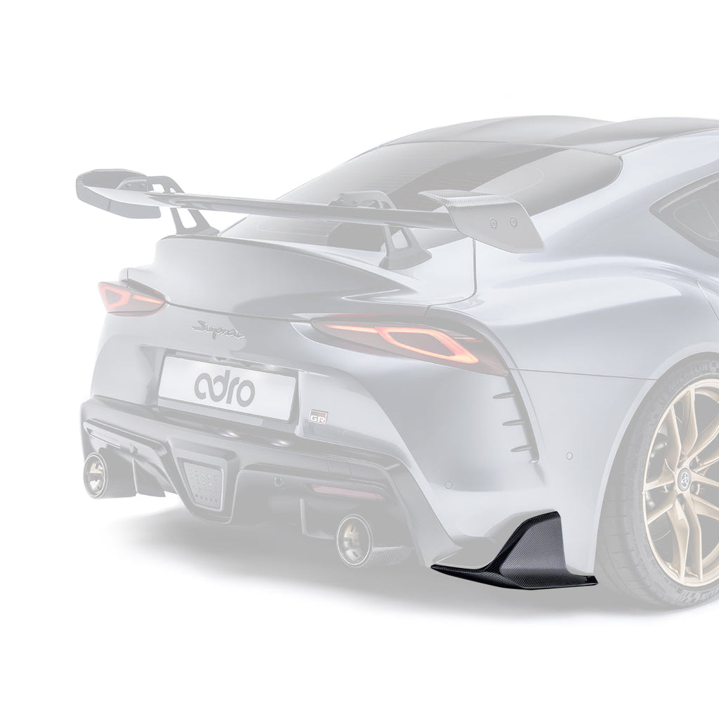ADRO Toyota GR Supra Carbon Fiber Rear Winglet Set