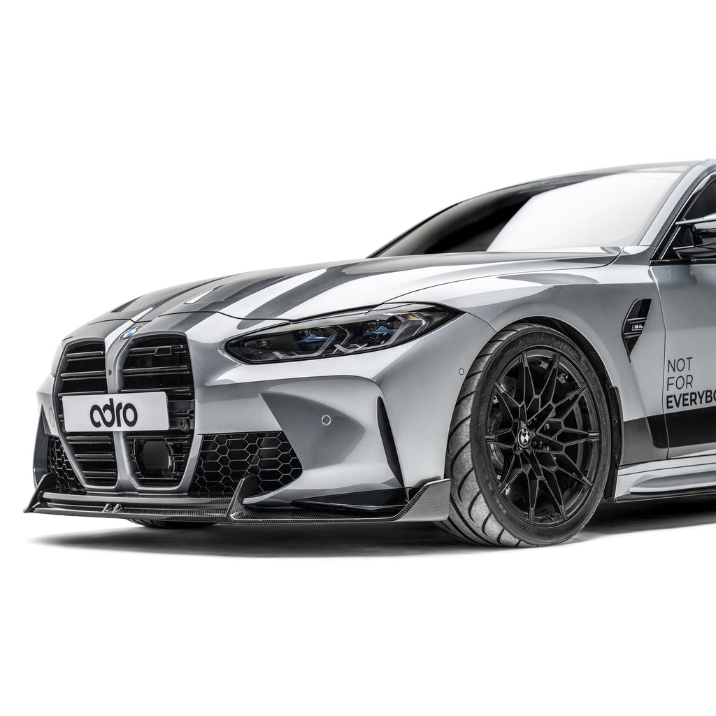ADRO BMW G8X M3/M4 Carbon Fiber Front Lip (Stock Bumper)