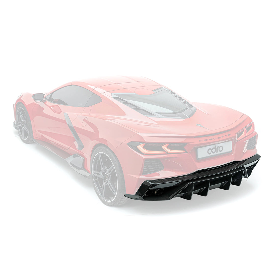 ADRO Chevrolet Corvette C8 Carbon Fiber Rear Diffuser