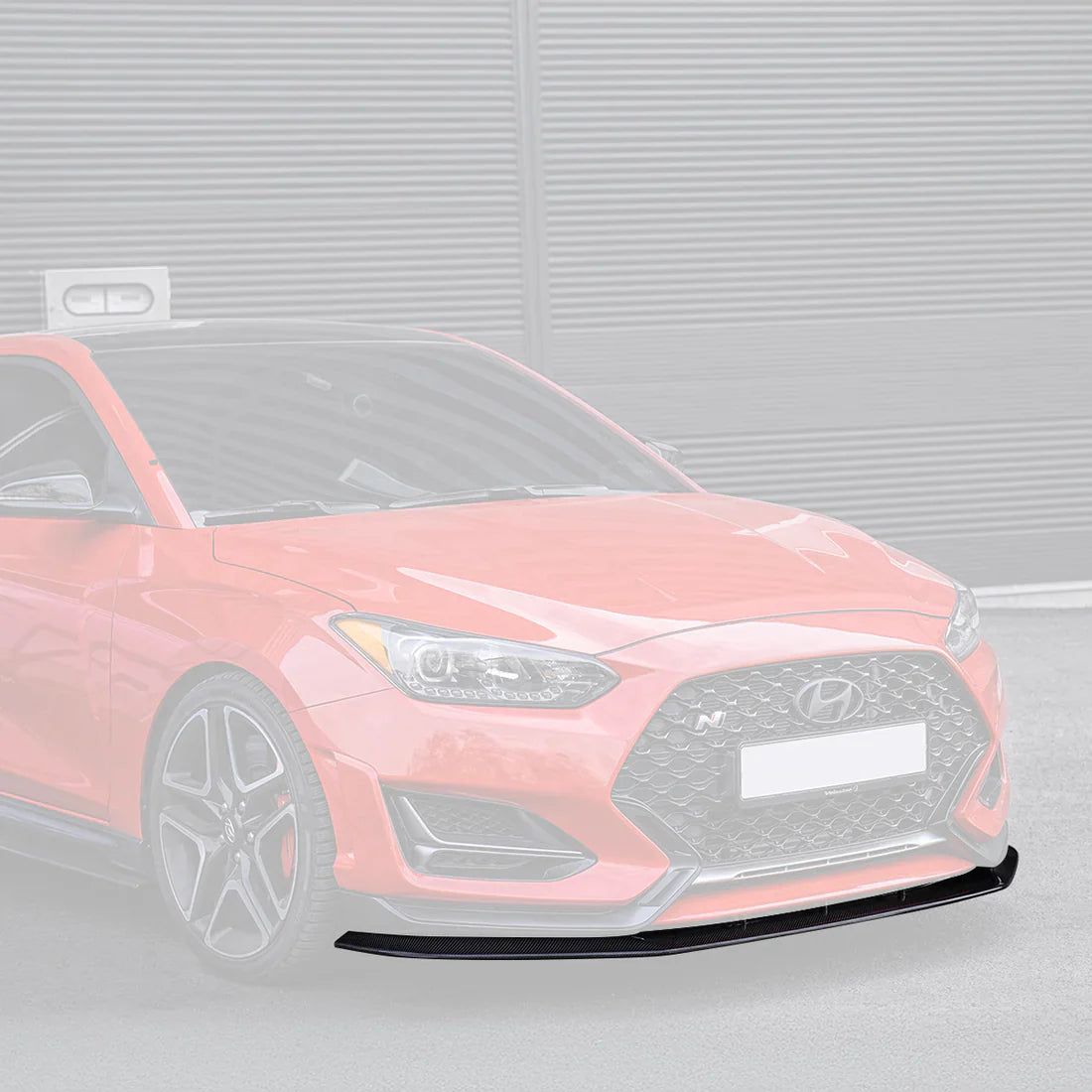 ADRO Hyundai Veloster Turbo & N Carbon Fiber Front Lip V1 (2018-2022)