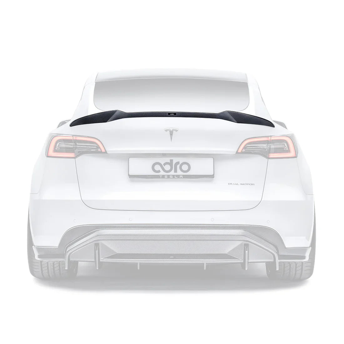 ADRO Tesla Model Y V2 Carbon Fiber Rear Spoiler