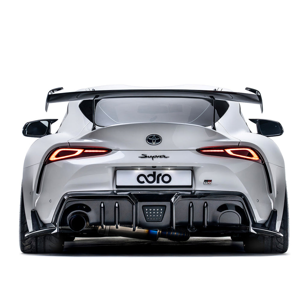 ADRO Toyota GR Supra AT-R2 Taller Carbon Fiber Swan Neck Wing