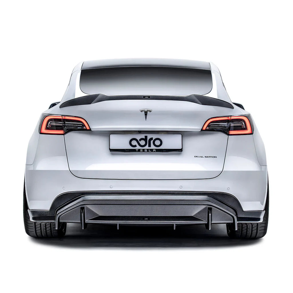 ADRO Tesla Model Y V2 Carbon Fiber Rear Diffuser