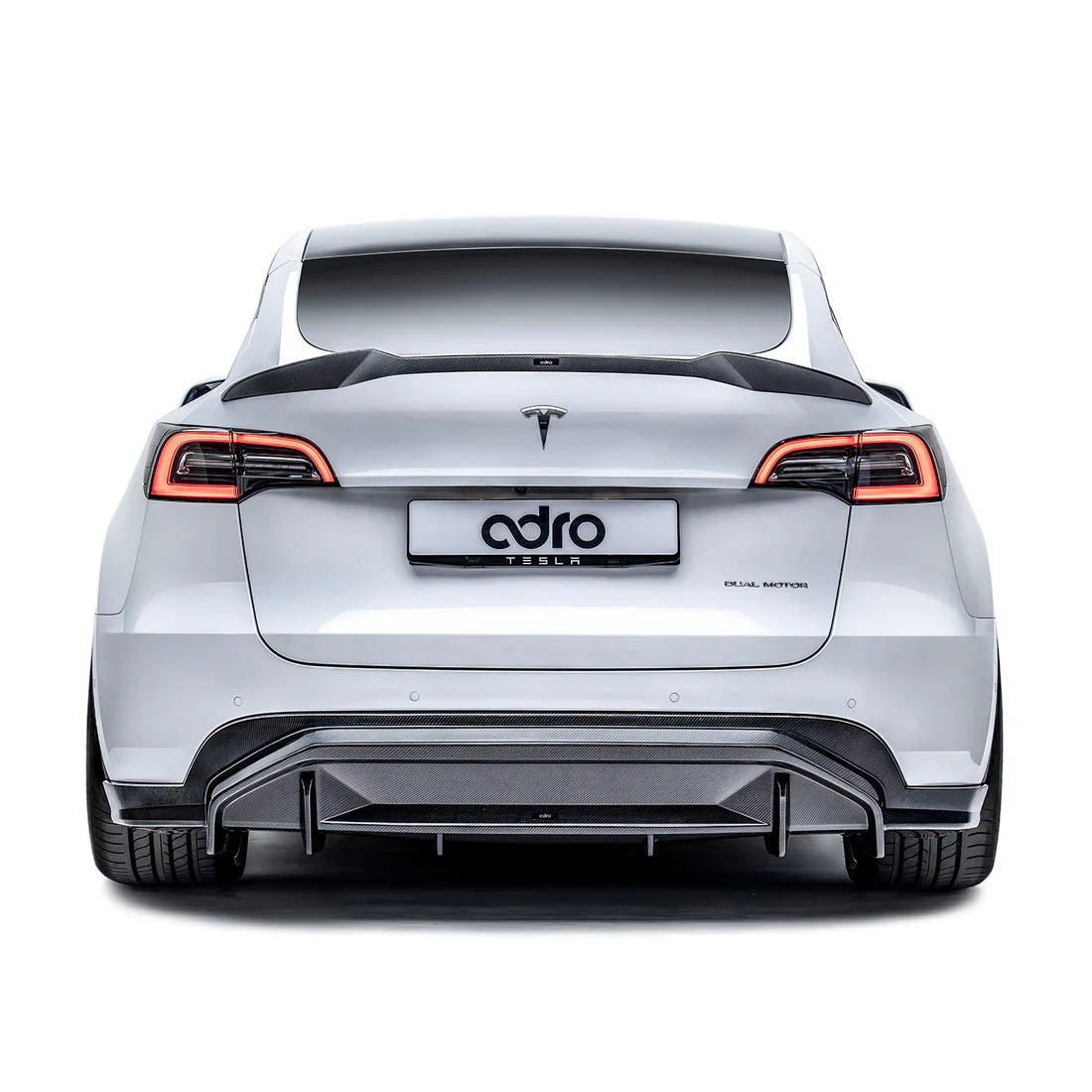 ADRO Tesla Model Y V2 Carbon Fiber Rear Diffuser