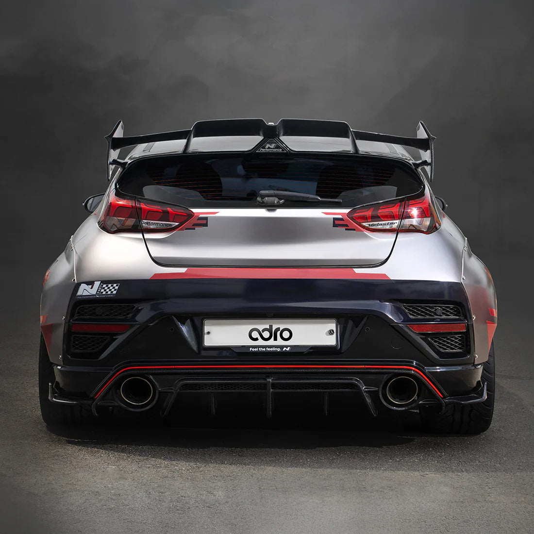 ADRO Hyundai Veloster N Carbon Fiber Spoiler V2 (2019-2022)