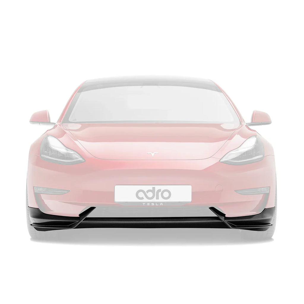 ADRO Tesla Model 3 Carbon Fiber Front Lip (2017-2023)