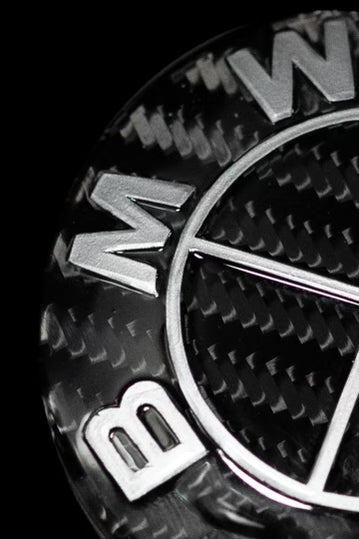 Custom BMW Carbon Composite Hood/Trunk Badges