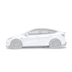 ADRO Tesla Model Y V2 Carbon Fiber Side Skirts