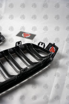 F30 Carbon Fibre Double Slot Kidney Grilles