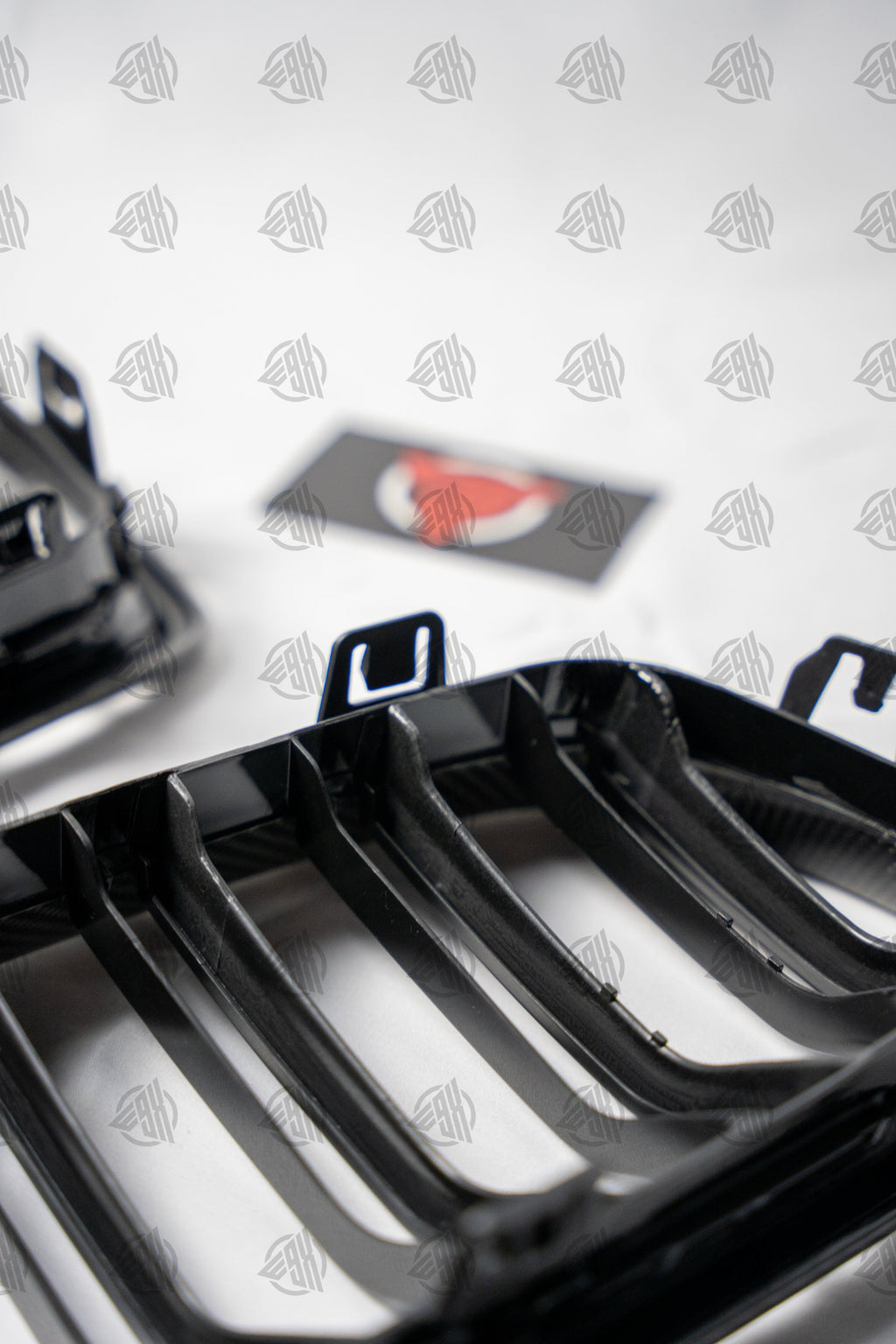 F30 Carbon Fibre Double Slot Kidney Grilles