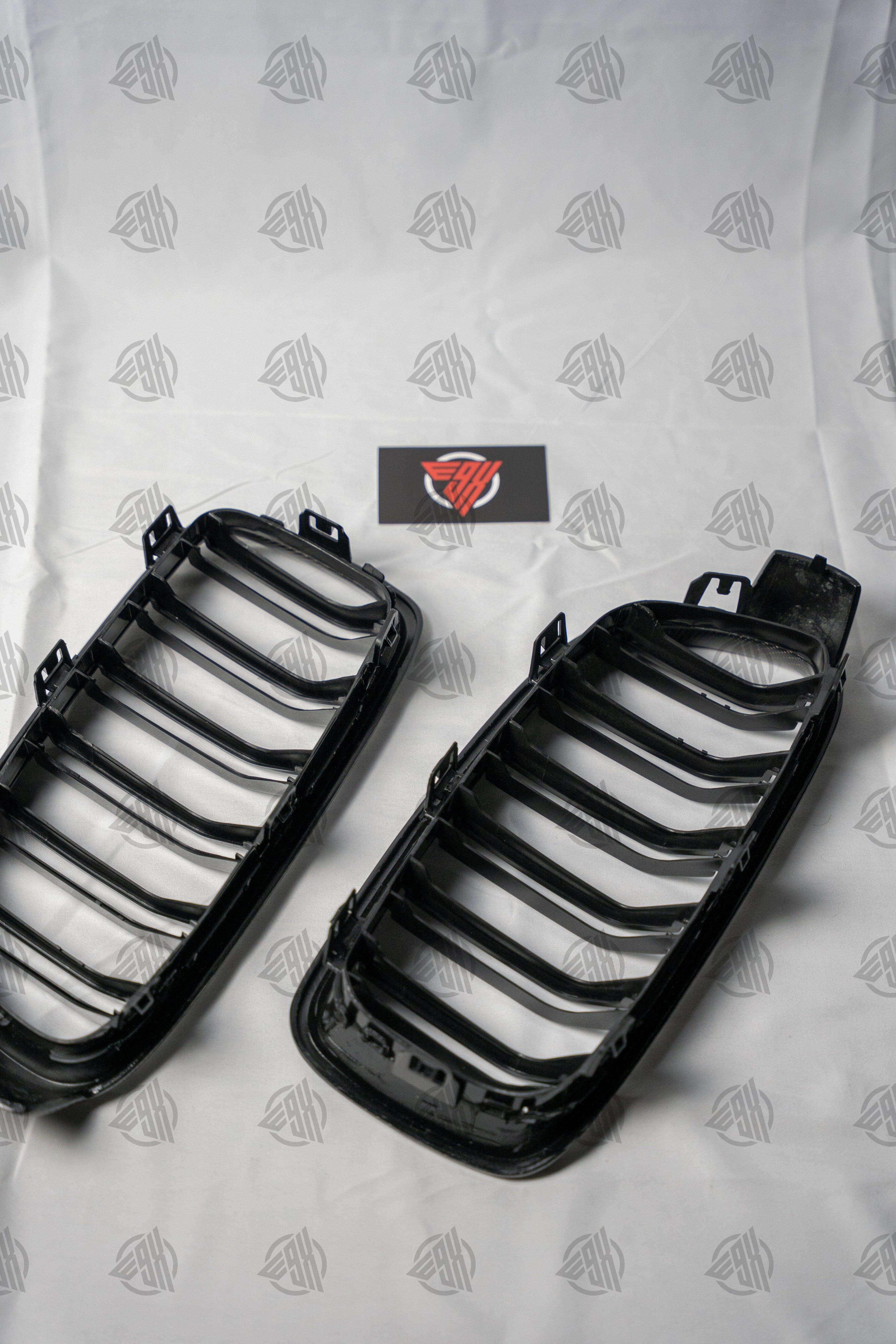 F30 Carbon Fibre Double Slot Kidney Grilles