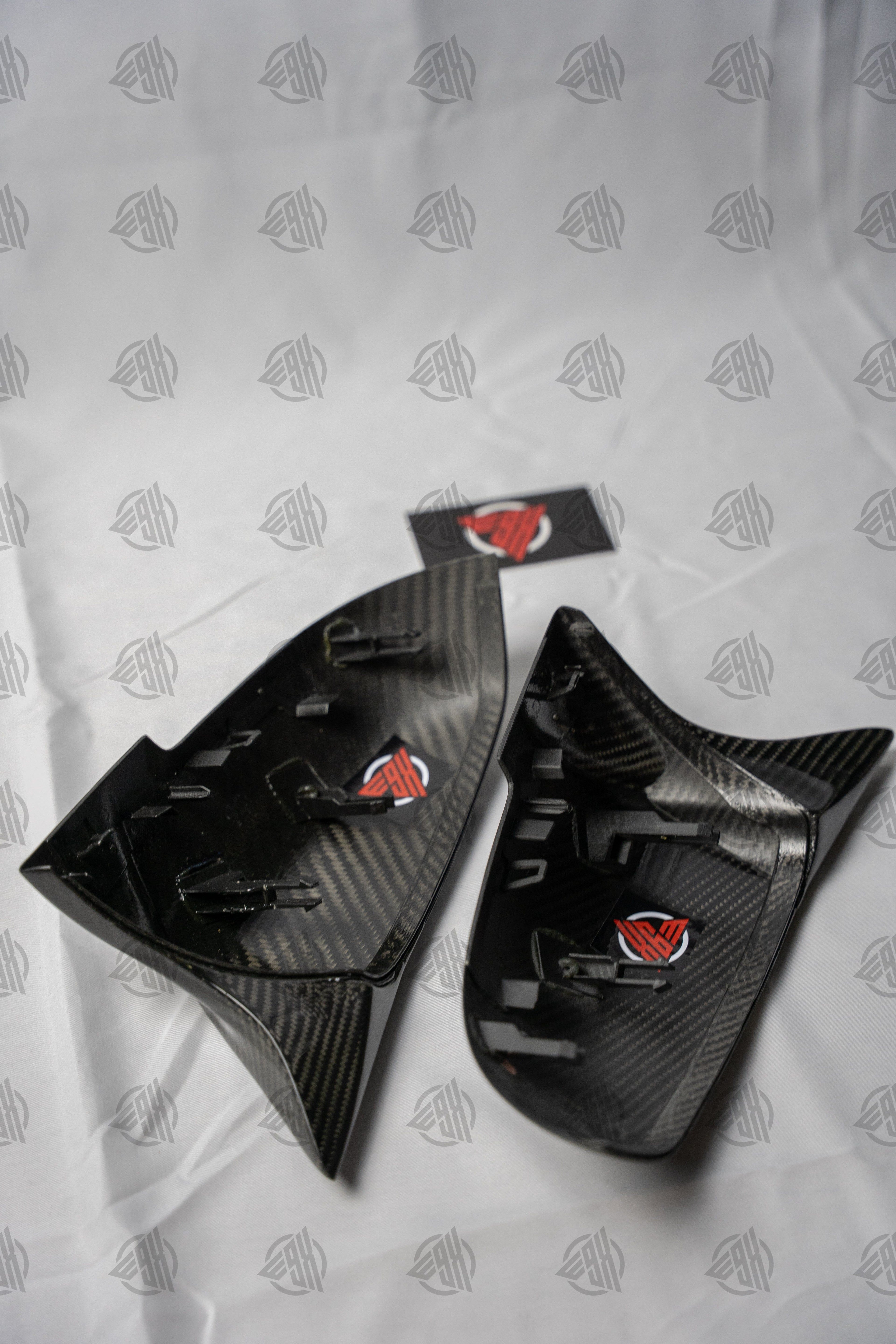 BMW F Series M Style Dry Carbon Fibre Mirror Caps