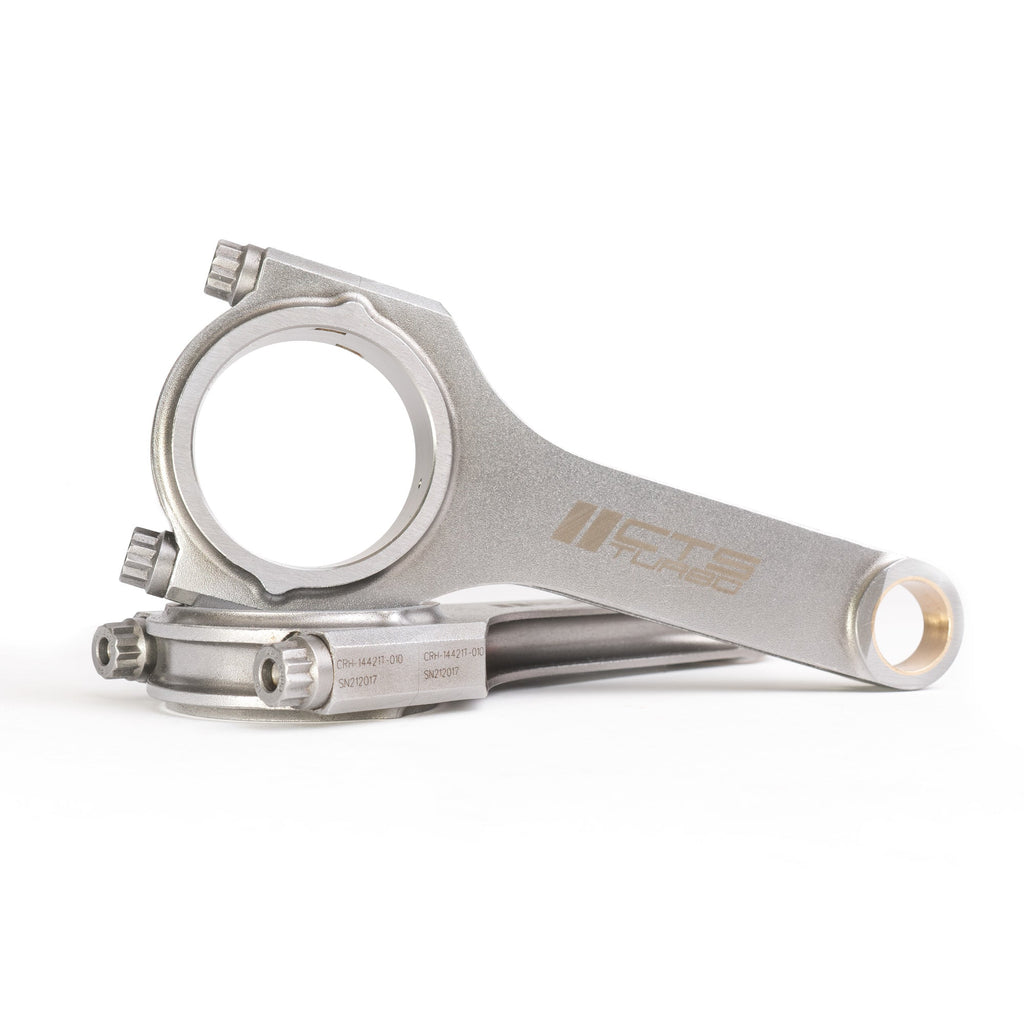 CTS Turbo Connecting Rods VW & Audi 144×21 Tapered Rifle Drilled | Fits MK6/B8 2.0T EA888 Gen 1 & 2 With Stock Pistons