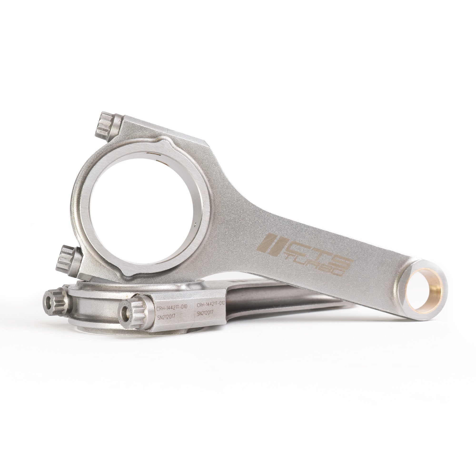 CTS Turbo Connecting Rods VW & Audi 144×21 Tapered Rifle Drilled | Fits MK6/B8 2.0T EA888 Gen 1 & 2 With Stock Pistons