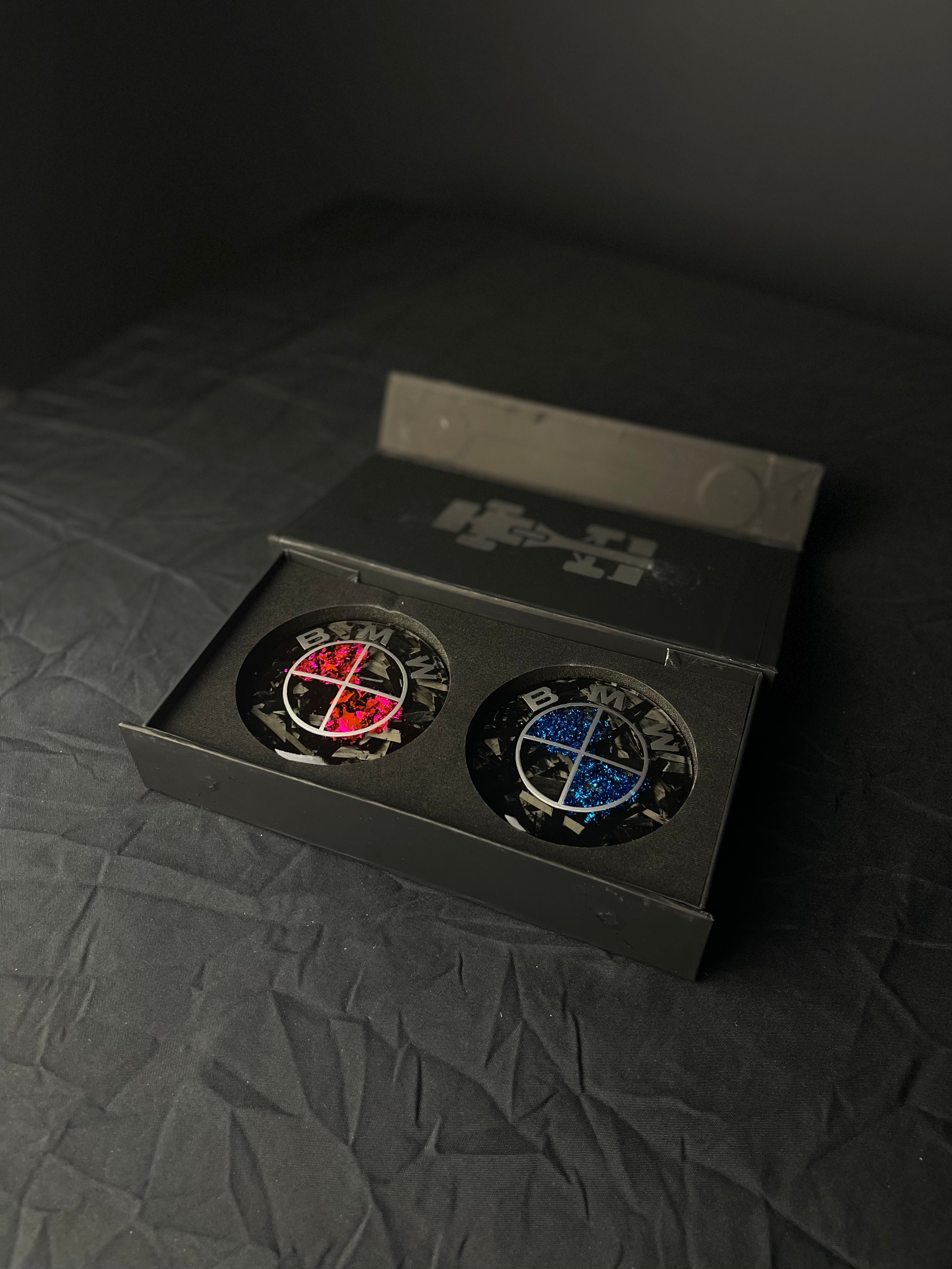 Custom BMW Forged Carbon Composite Hood/Trunk Badges