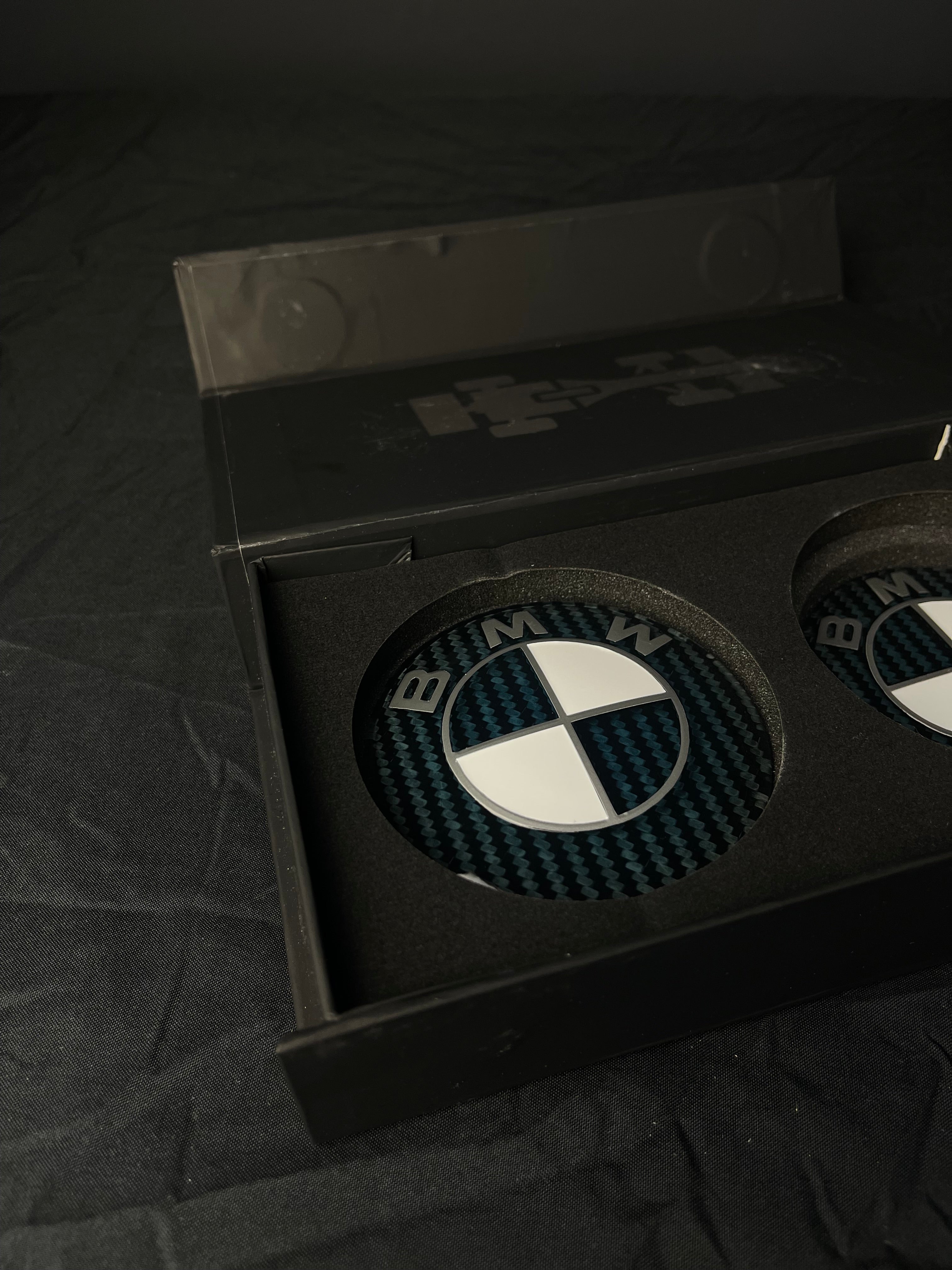 Custom BMW Carbon Composite Hood/Trunk Badges