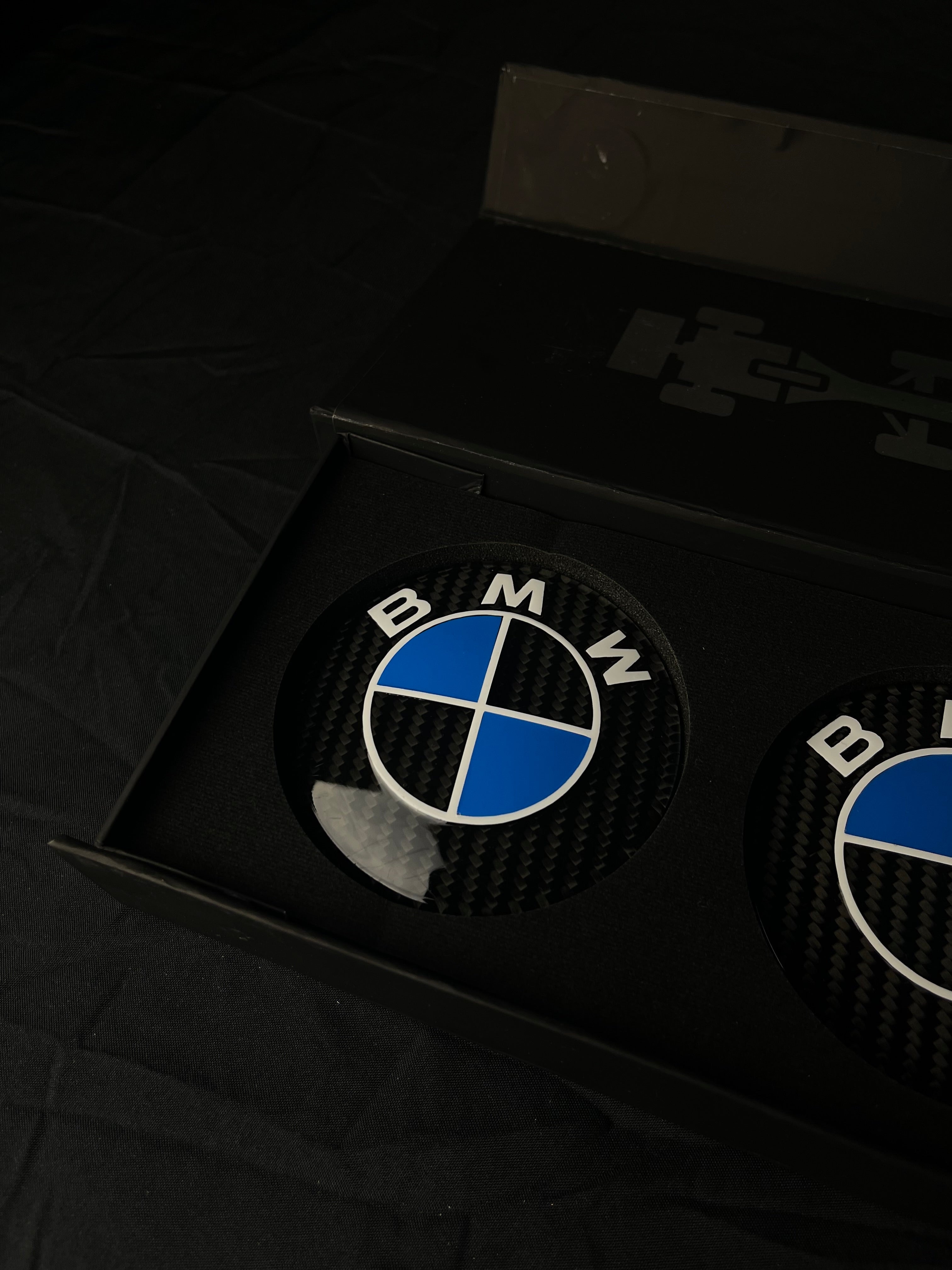 Custom BMW Carbon Composite Hood/Trunk Badges
