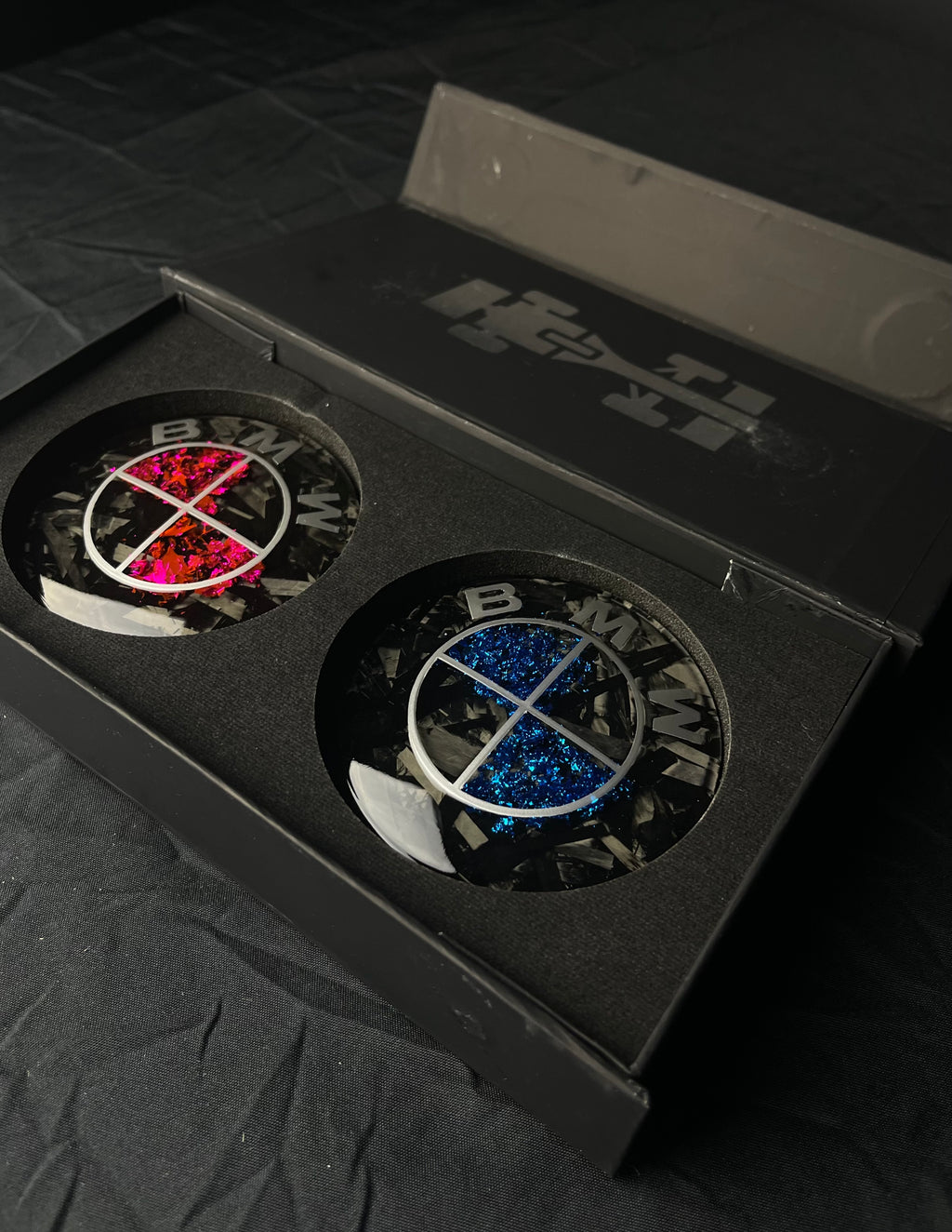 Custom BMW Forged Carbon Composite Hood/Trunk Badges