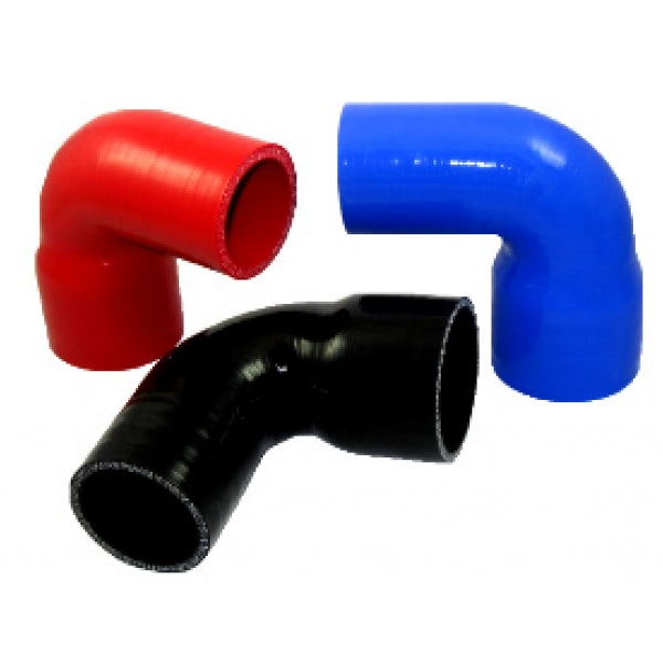 90° 2.5' - 3' ID Silicon Transition Coupler (4 ply)