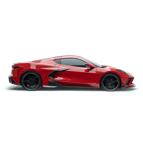 ADRO Chevrolet Corvette C8 Carbon Fiber Side Skirts