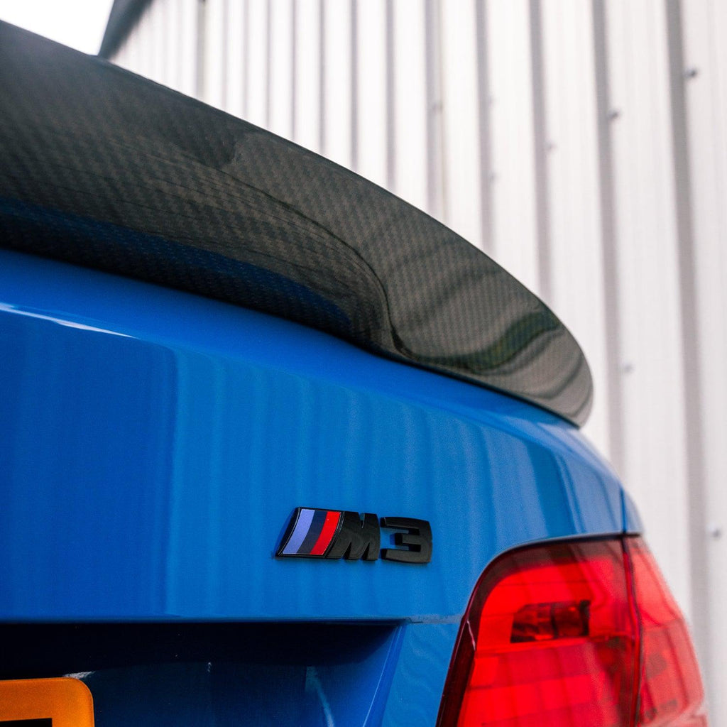 MHC+ BMW E92 M3 & 3 Series Coupe Pre Preg Carbon Fibre Performance Style Rear Spoiler