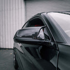 MHC+ BMW F Series M-Lite Pre Preg Gloss Carbon Fibre M-Style Wing Mirror Replacement Covers