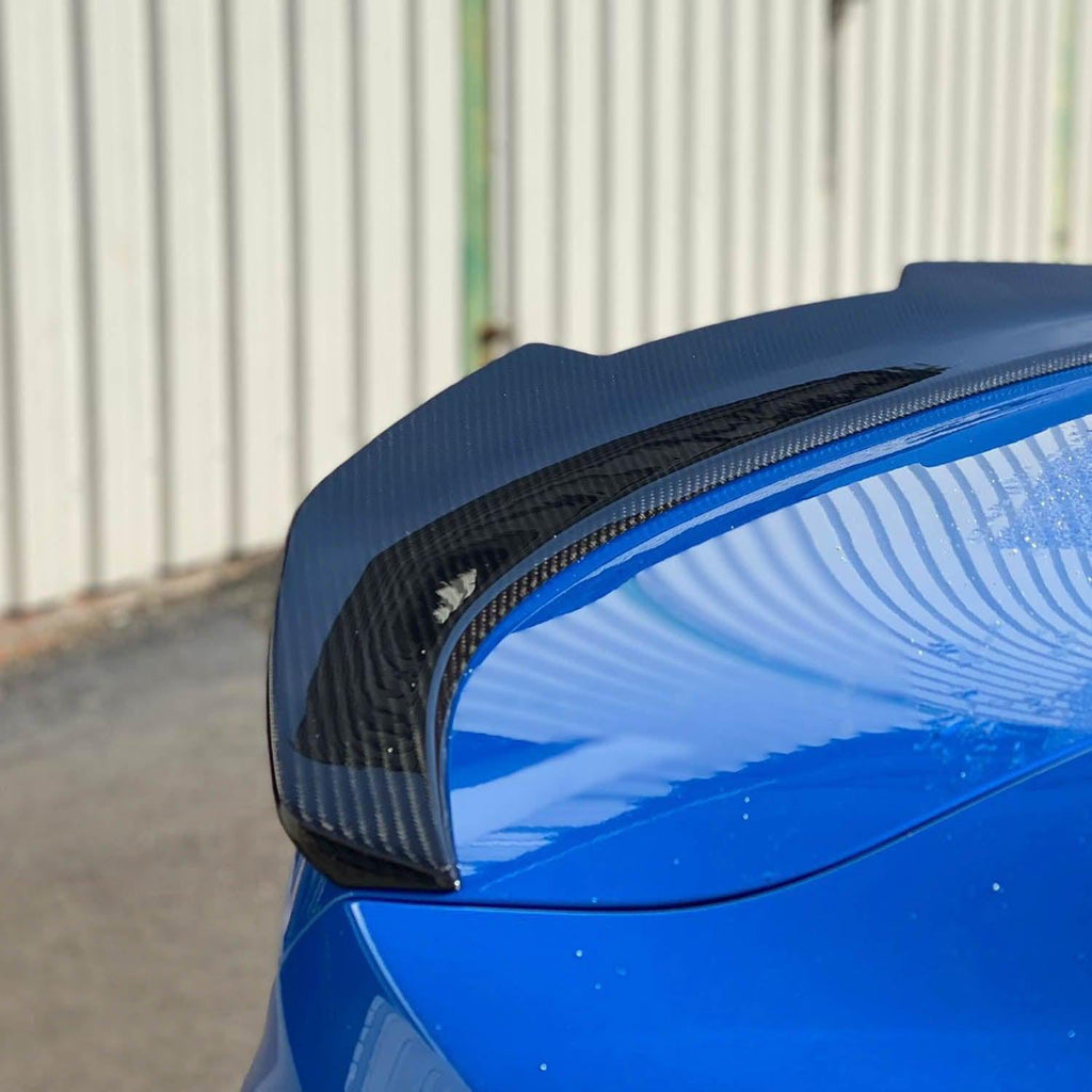 MHC+ BMW F44 M235i xDrive Pre Preg Carbon Fibre Ducktail Style Rear Spoiler