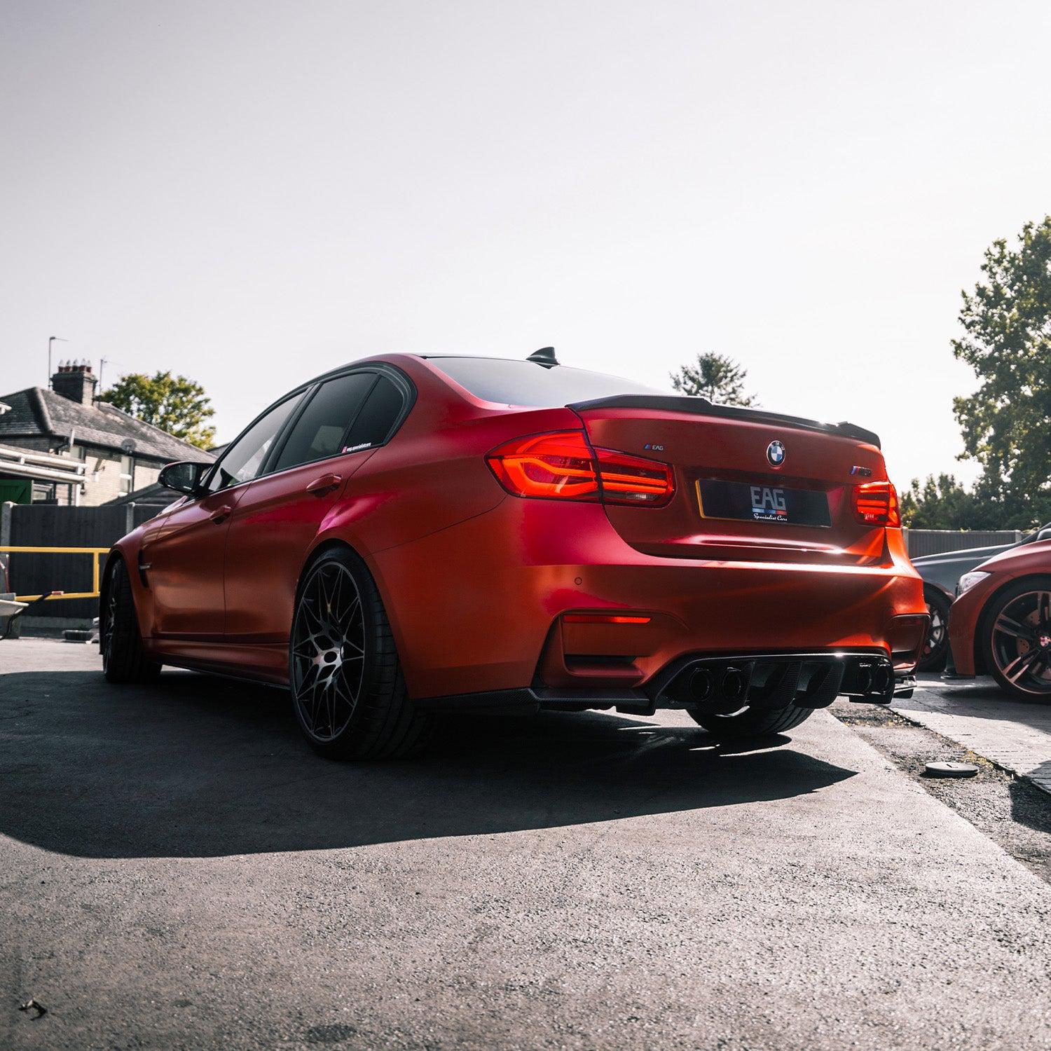 MHC+ BMW F80 M3 & F30 3 Series Pre Preg Carbon Fibre CS Style Rear Spoiler