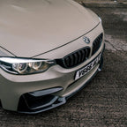 MHC Black BMW F80 M3, F82/F83 M4 & F32/F33/F36 4 Series Gloss Black Double Slat Front Grilles