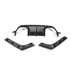 MHC+ BMW F80 M3 & F82/F83 M4 Pre Preg Carbon Fibre Aggressive 3 Piece Rear Diffuser