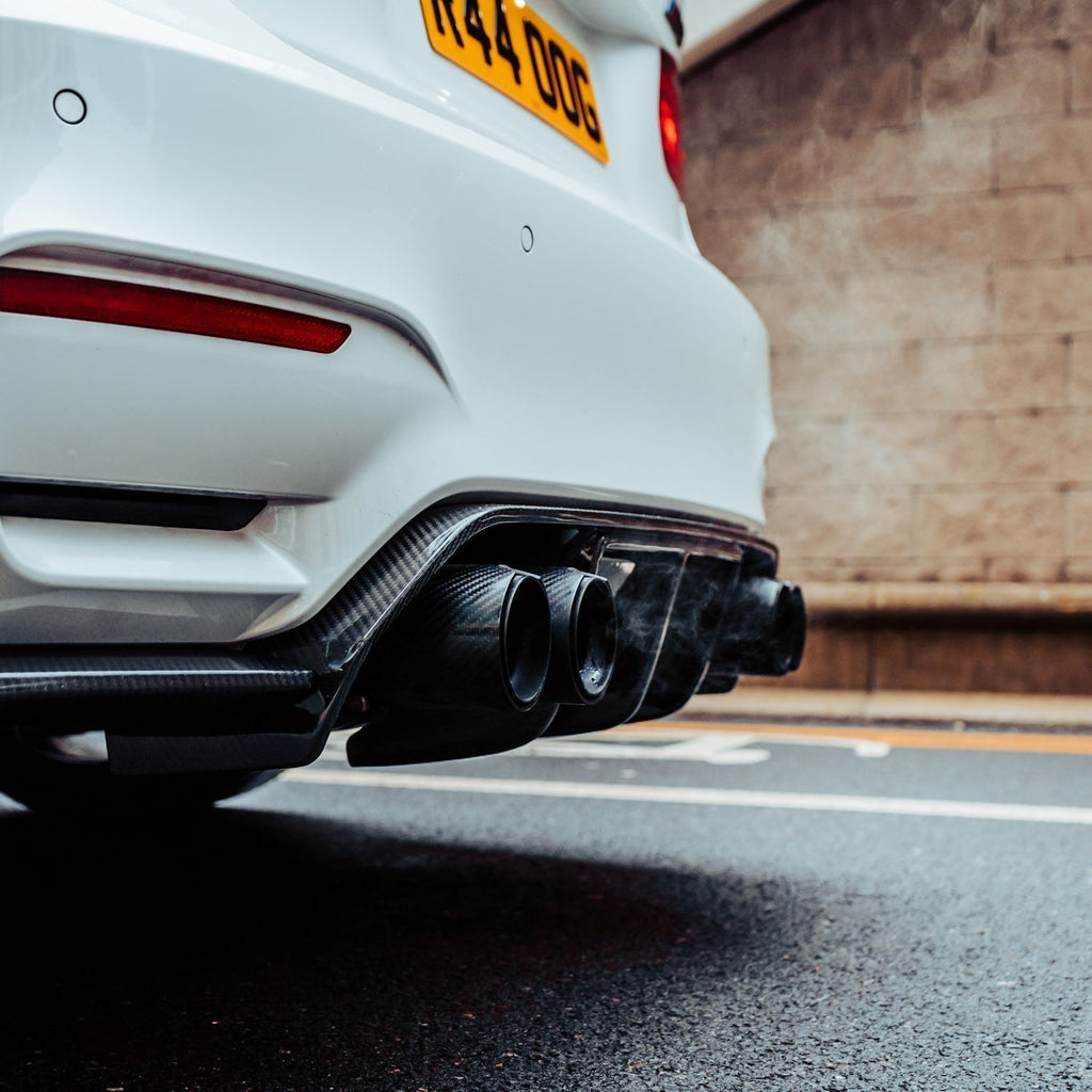 MHC+ BMW F80 M3 & F82/F83 M4 Pre Preg Carbon Fibre Aggressive 3 Piece Rear Diffuser