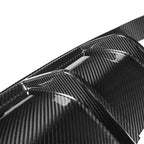 MHC+ BMW F80 M3 & F82/F83 M4 Pre Preg Carbon Fibre Aggressive 3 Piece Rear Diffuser