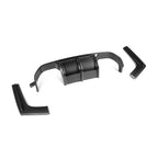 MHC+ BMW F80 M3 & F82/F83 M4 Pre Preg Carbon Fibre Aggressive 3 Piece Rear Diffuser