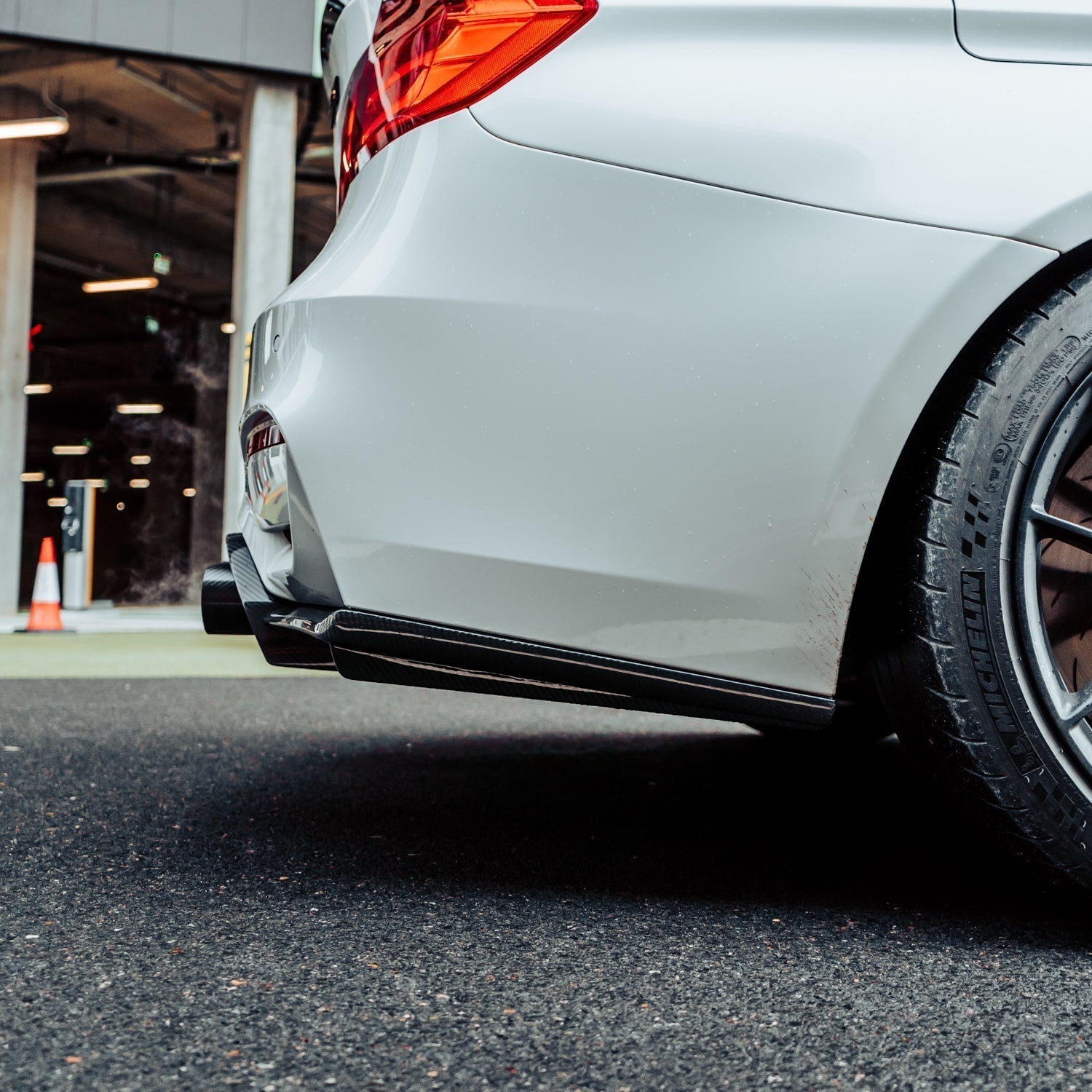 MHC+ BMW F80 M3 & F82/F83 M4 Pre Preg Carbon Fibre Aggressive 3 Piece Rear Diffuser