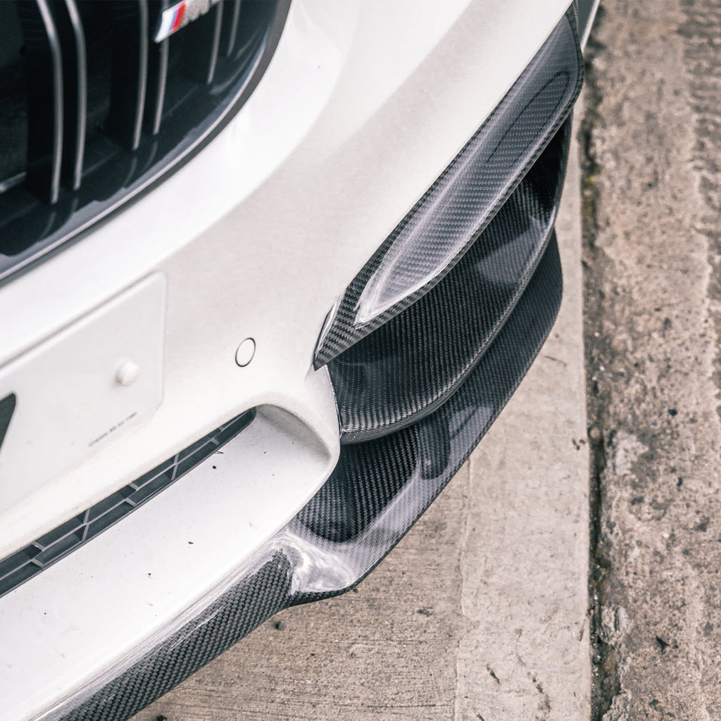 MHC+ BMW F80 M3 & F82/F83 M4 Pre Preg Carbon Fibre Front Bumper Inserts
