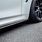 MHC+ BMW F80 M3 & F82/F83 M4 Pre Preg Carbon Fibre Full Length Performance Side Skirts