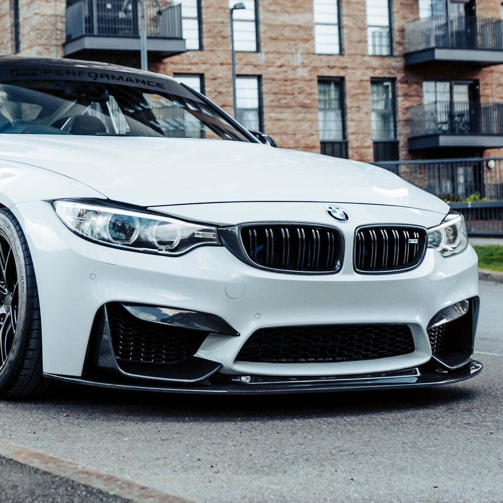MHC+ BMW F80 M3 & F82/F83 M4 Pre Preg Carbon Fibre GT Style Front Splitter