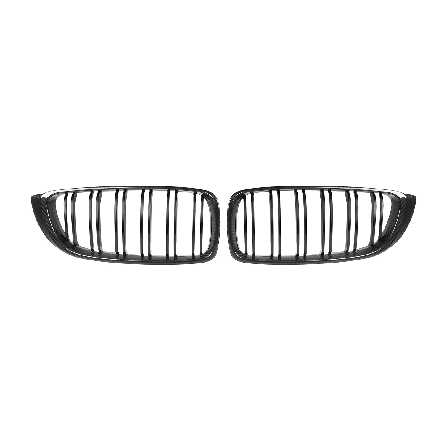 MHC+ BMW F80 M3 & F82/F83 M4 Pre Preg Carbon Fibre & Gloss Black Premium Front Grilles