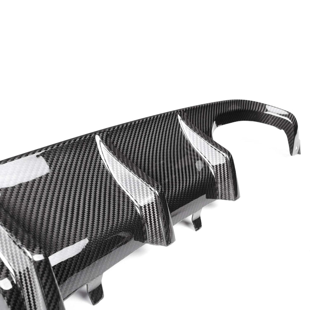 MHC+ BMW F80 M3 & F82/F83 M4 Pre Preg Carbon Fibre Performance Style Rear Diffuser