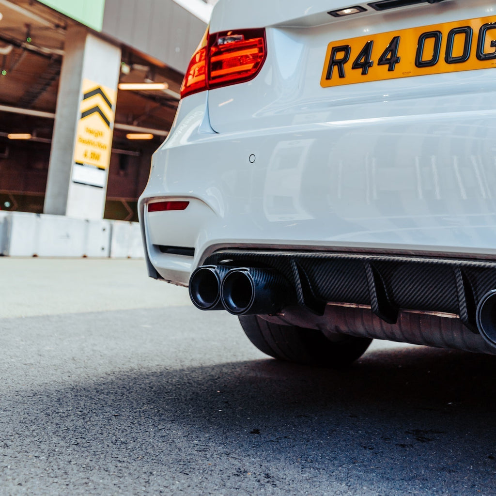 MHC+ BMW F80 M3 & F82/F83 M4 Pre Preg Carbon Fibre Performance Style Rear Diffuser