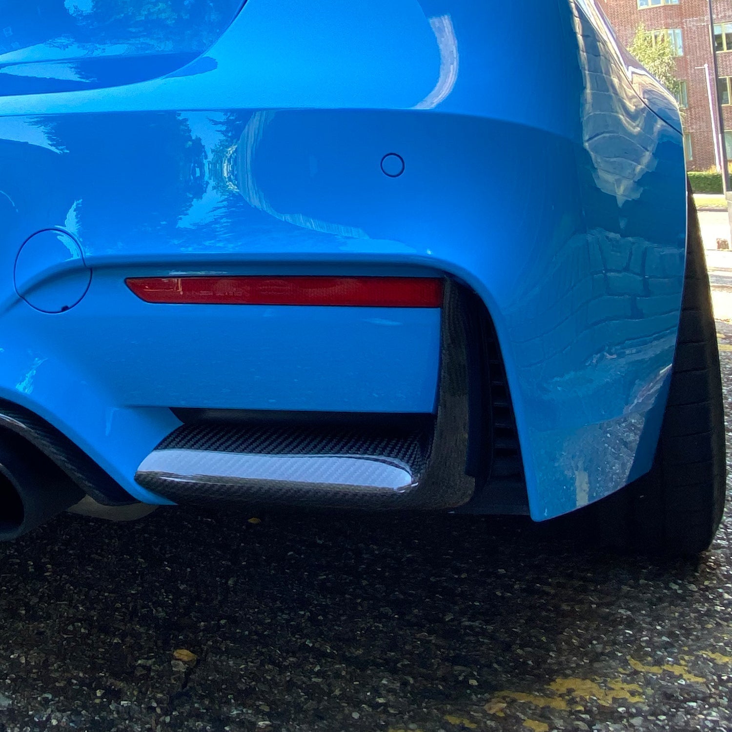 MHC+ BMW F80 M3 & F82/F83 M4 Pre Preg Carbon Fibre Rear Bumper Inserts