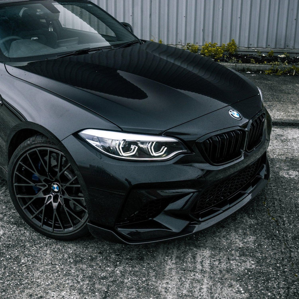 MHC+ BMW F87 M2 Competition Pre Preg Carbon Fibre Performance Style Front Splitter