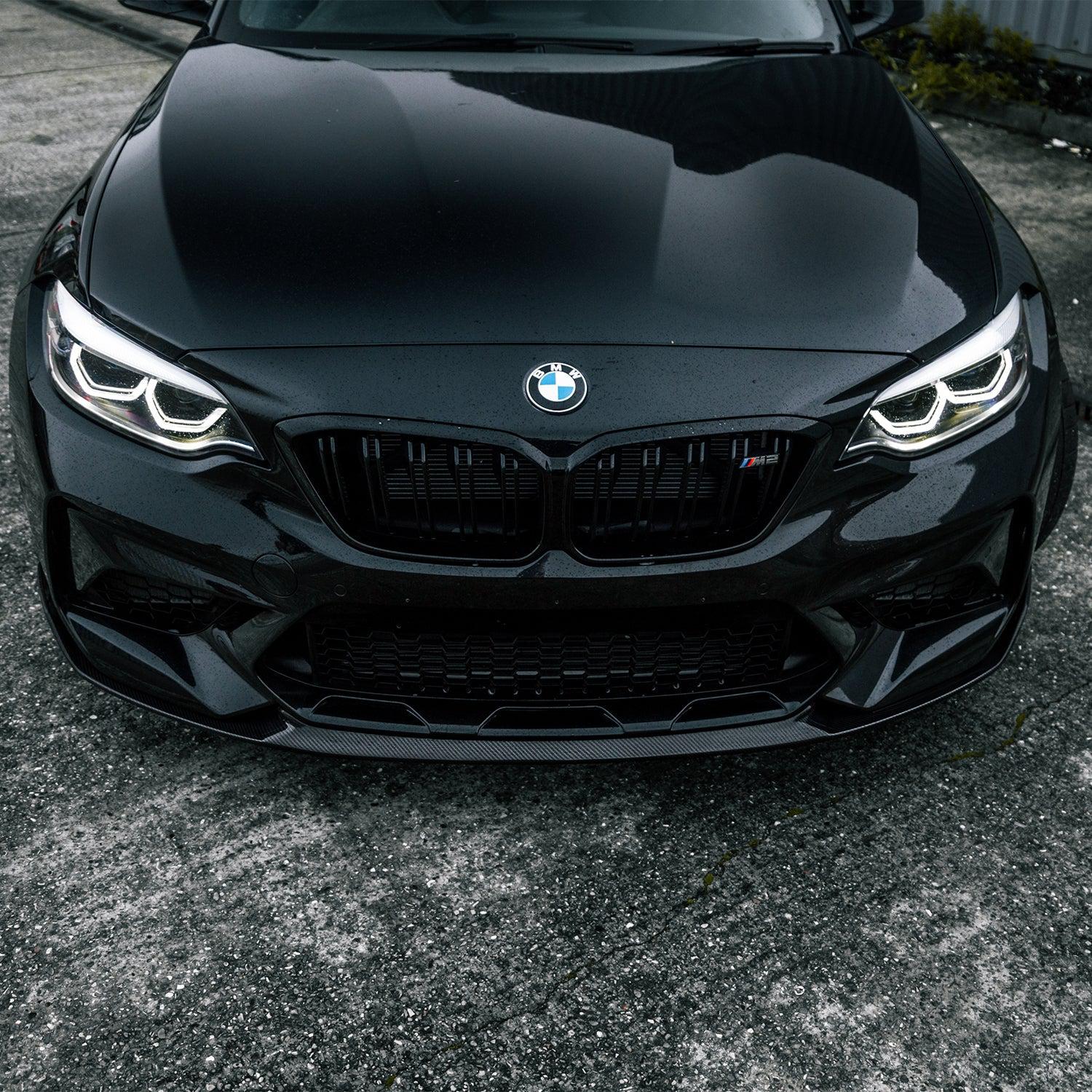 MHC+ BMW F87 M2 Competition Pre Preg Carbon Fibre Performance Style Front Splitter