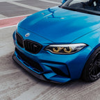MHC+ BMW F87 M2 Competition S55 Pre Preg Carbon Fibre GT Style Front Splitter