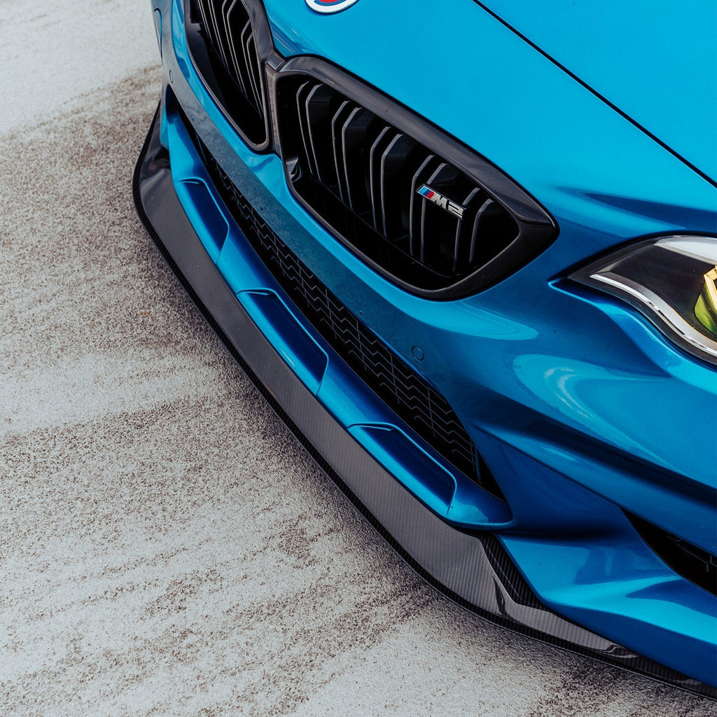 MHC+ BMW F87 M2 Competition S55 Pre Preg Carbon Fibre GT Style Front Splitter