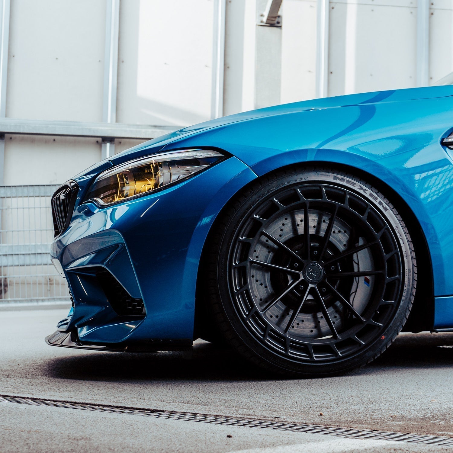 MHC+ BMW F87 M2 Competition S55 Pre Preg Carbon Fibre GT Style Front Splitter