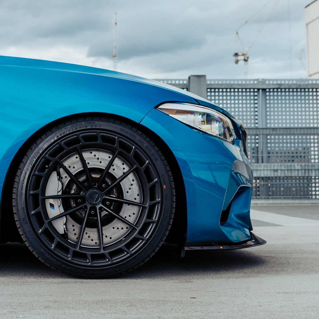 MHC+ BMW F87 M2 Competition S55 Pre Preg Carbon Fibre GT Style Front Splitter