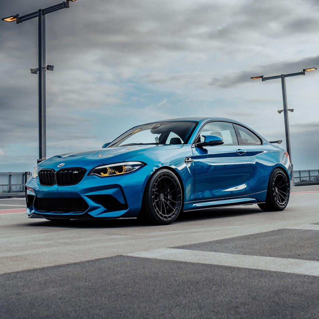 MHC+ BMW F87 M2 Competition S55 Pre Preg Carbon Fibre GT Style Front Splitter