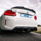 MHC+ BMW F87 M2 & F22 2 Series Pre Preg Carbon Fibre Ducktail Rear Spoiler