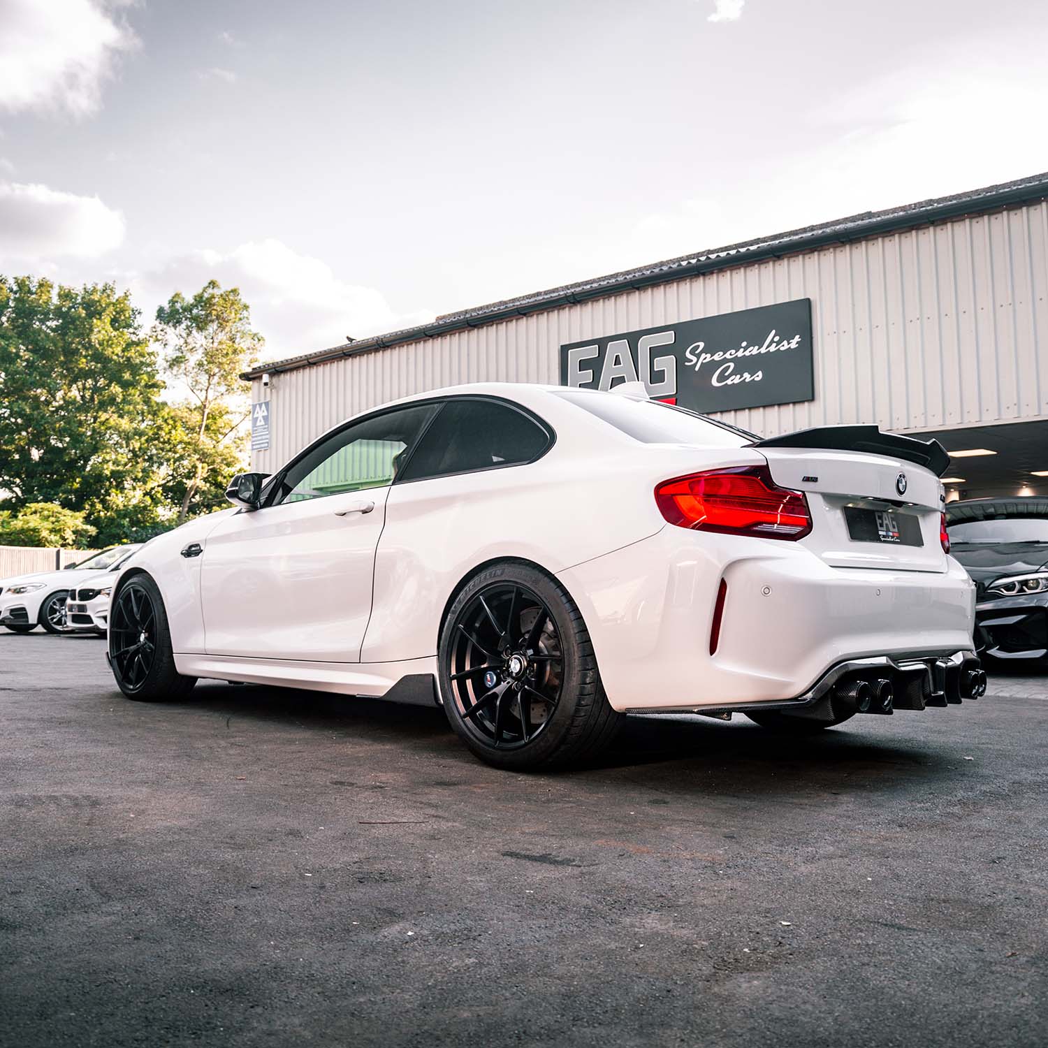 MHC+ BMW F87 M2 & F22 2 Series Pre Preg Carbon Fibre Ducktail Rear Spoiler